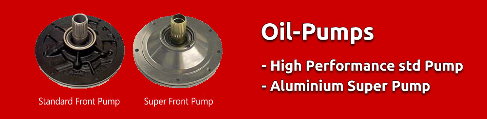 Oil-pumps. High performance std pump. Aluminium super pump.